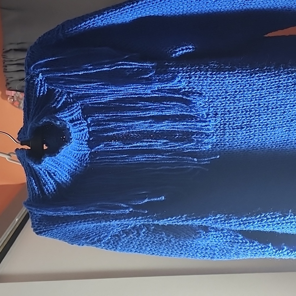 Blue sweater